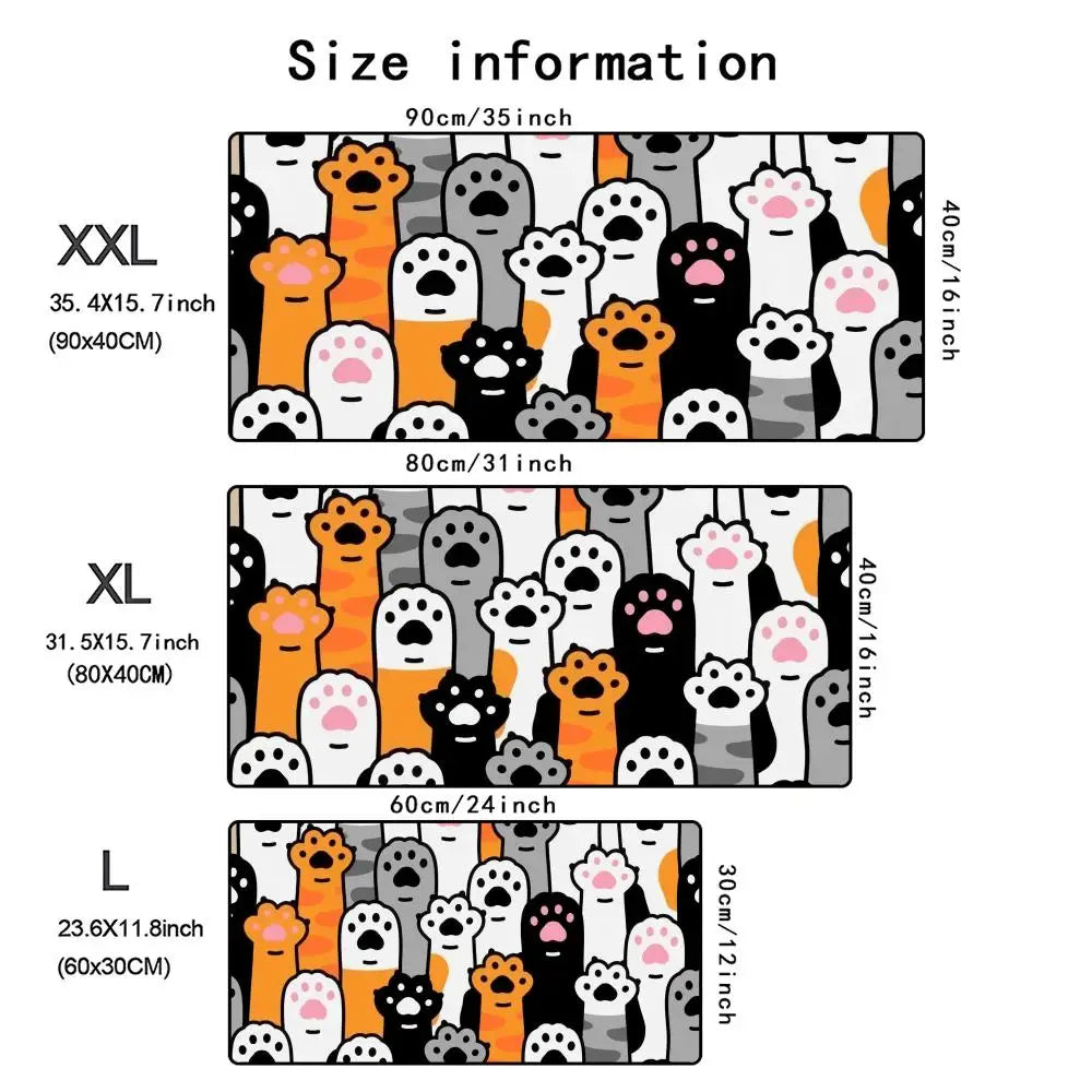 Anime Cat XXL Desk Mat