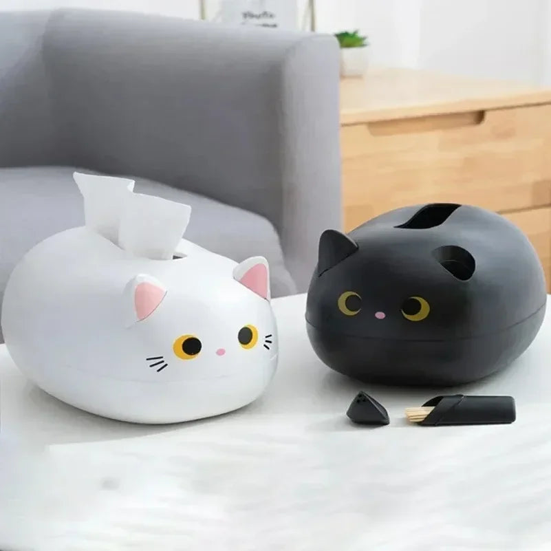 Kawaii Cat Tissue Box