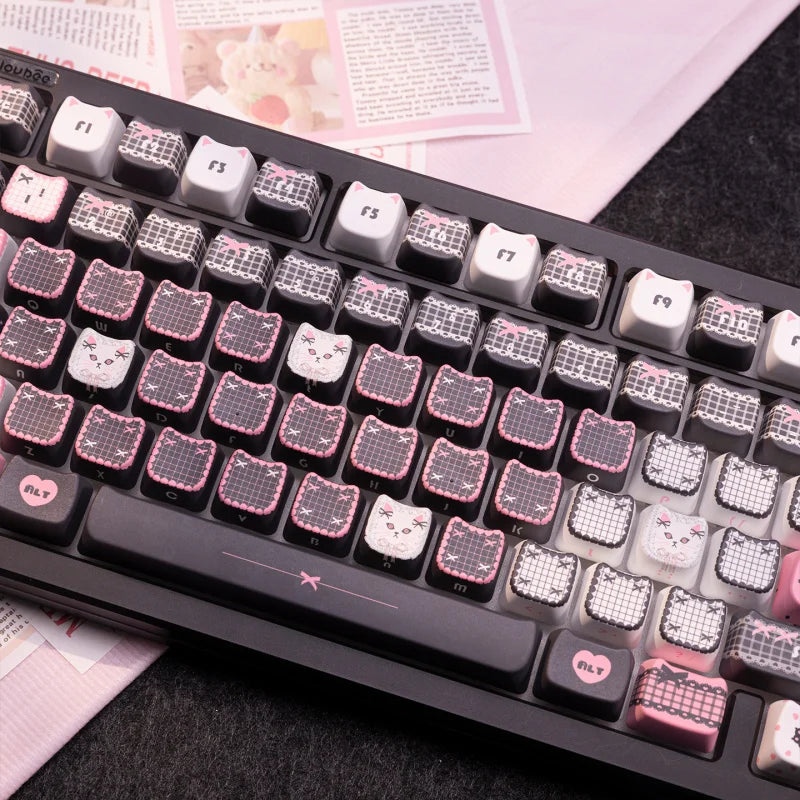 Lace Cat Keycap Set