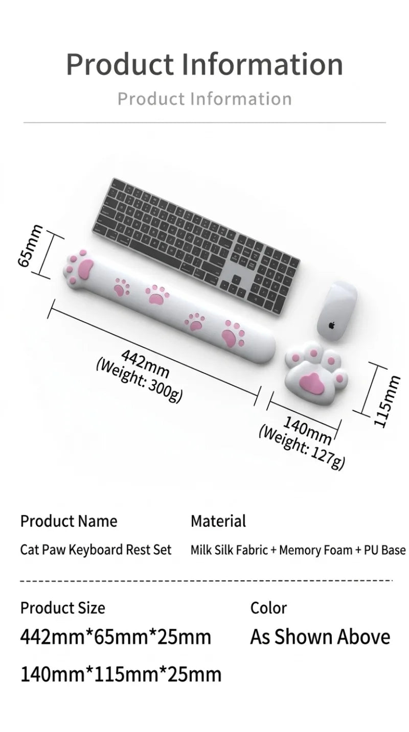 Cat-Paw Keyboard Wrist Rest