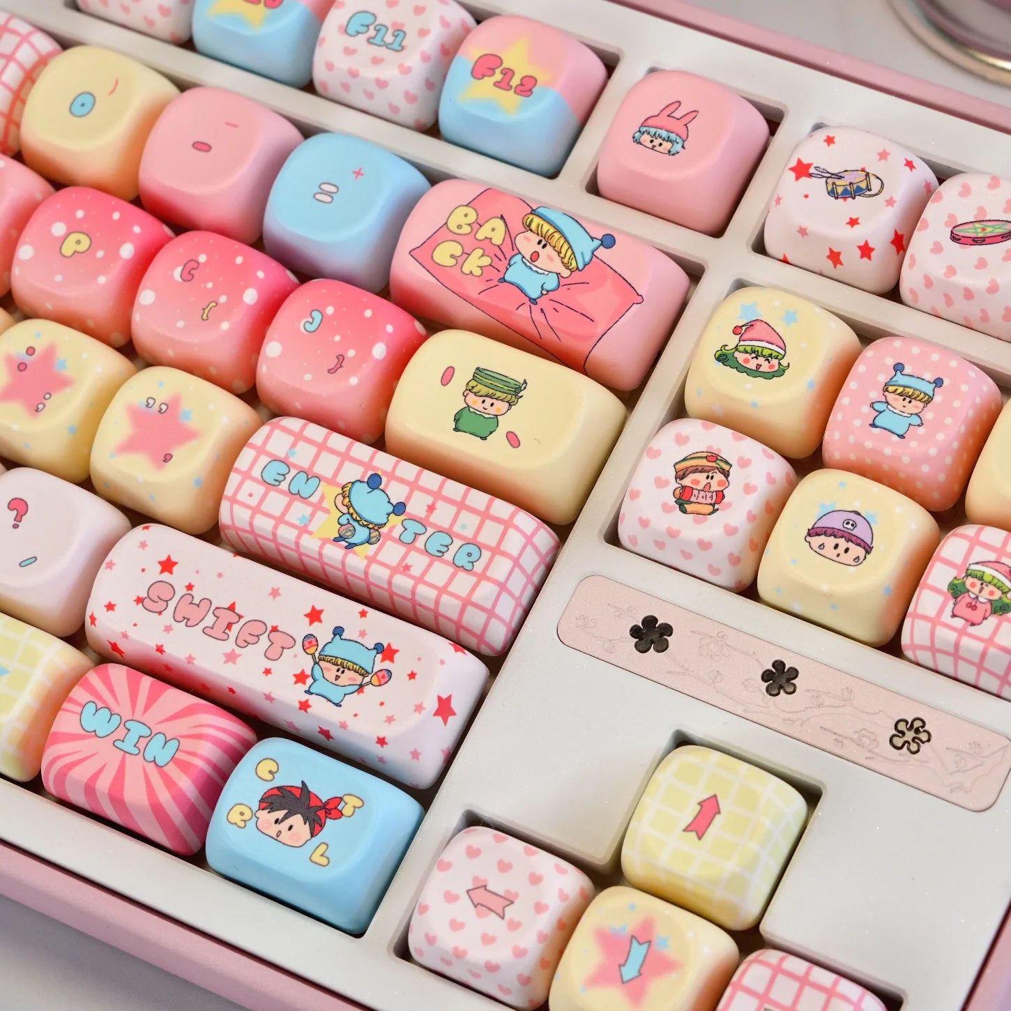 Magic Cat Keycap Set (Pink)