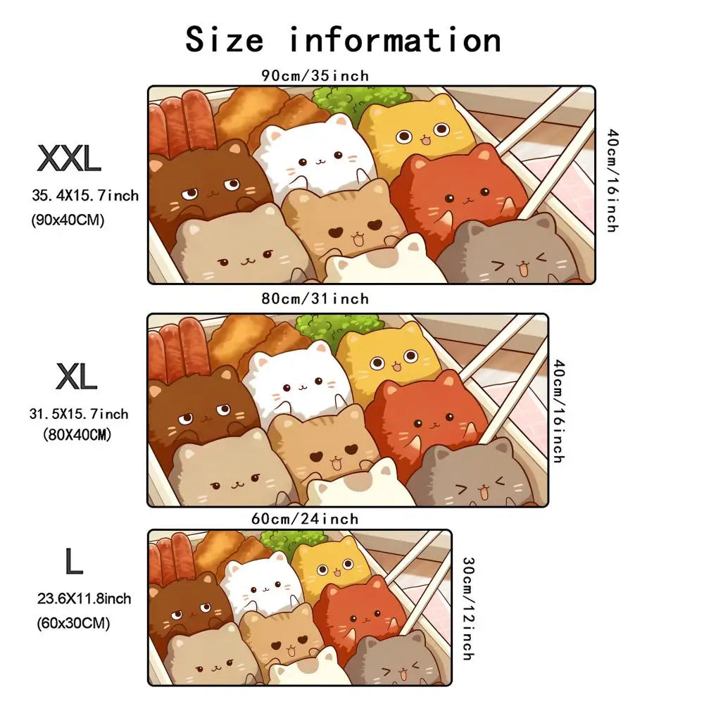 Anime Cat XXL Desk Mat