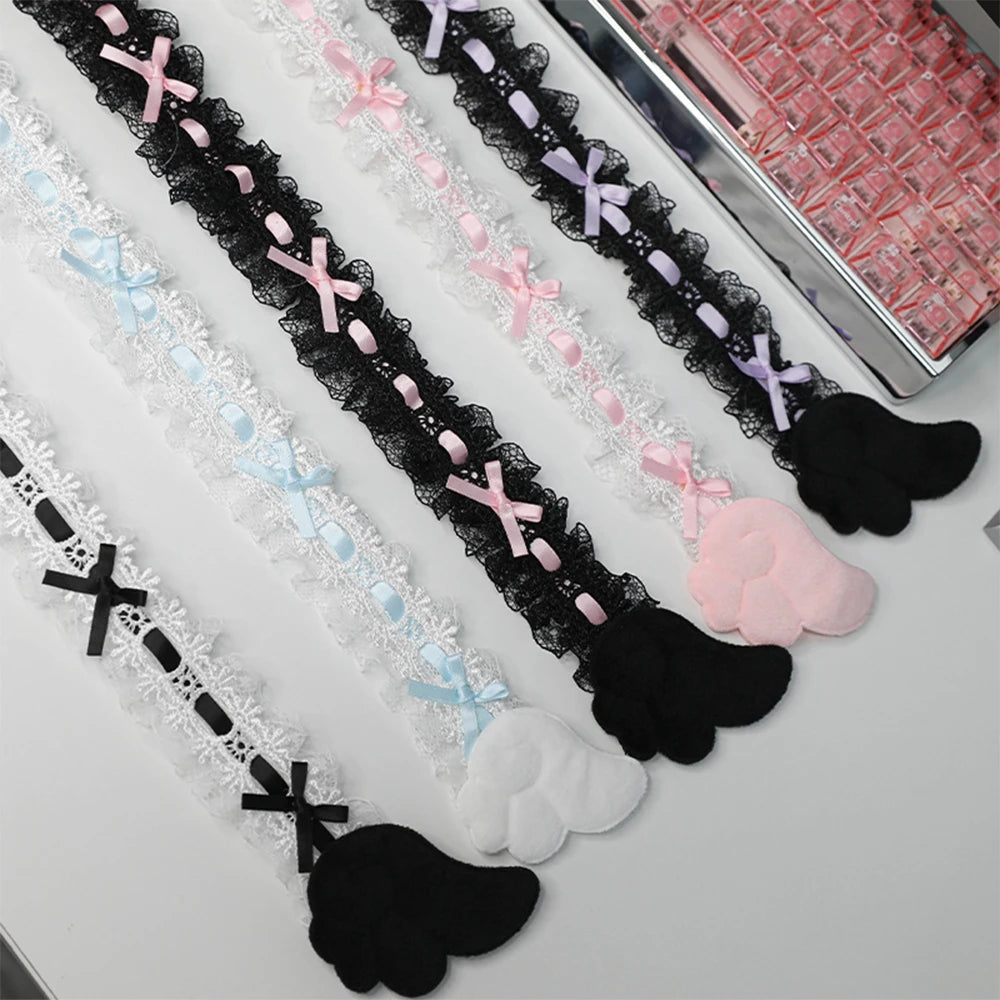 Lace Bow Monitor Decor