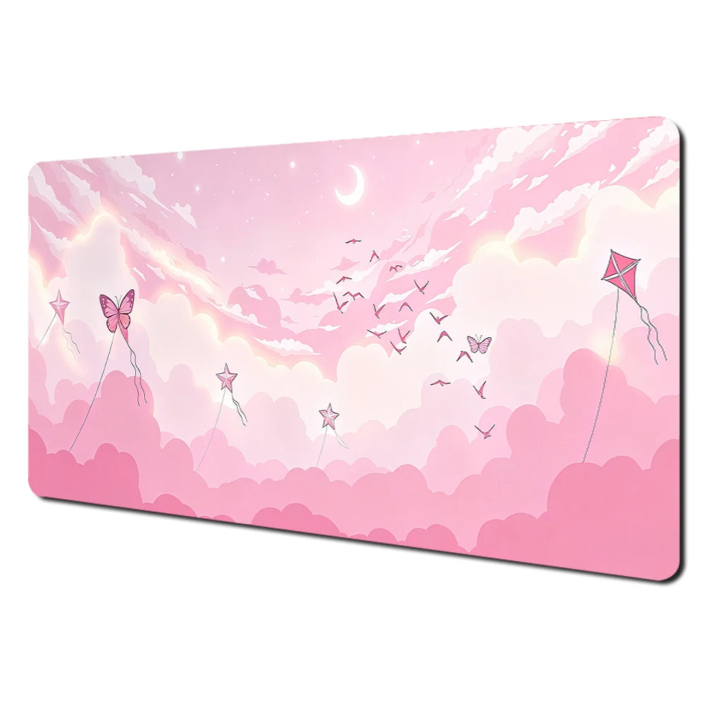 Pink Kawaii Gaming Mouse Pad