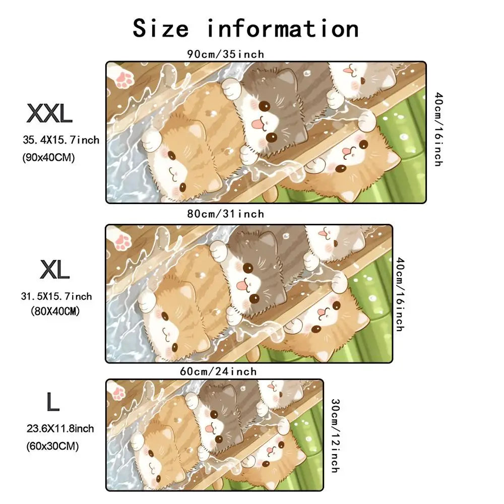 Anime Cat XXL Desk Mat